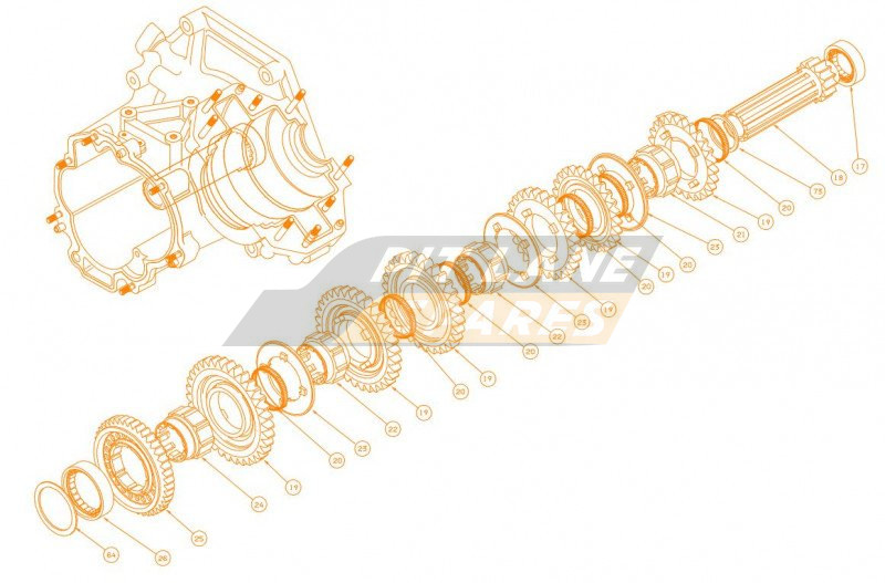 MAINSHAFT COMPONENTS Diagram